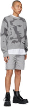 HELIOT EMIL Grey Track Shorts