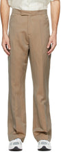 HOPE Beige Herringbone Parade Trousers - Hope Beige Herringbone Parade Pantalon - 희망 베이지 헤링본 퍼레이드 바지
