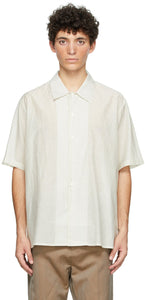 HOPE Off-White Blaze Short Sleeve Shirt - House Shirt à manches courtes bloquées - 희망 화이트 블레이즈 짧은 소매 셔츠