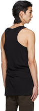Haider Ackermann Black Ribbed Tank Top
