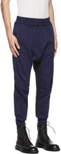 Haider Ackermann Indigo Moonshape Jogging Lounge Pants