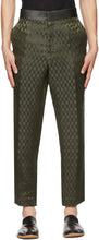 Haider Ackermann Khaki Silk Skinny Trousers - Haider Ackermann Khaki Silk Pantalon maigre - Haider Ackermann Khaki 실크 스키니 바지