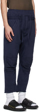 Haider Ackermann Navy Moonshape Lounge Pants