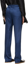 Haider Ackermann Navy Pajama Trousers