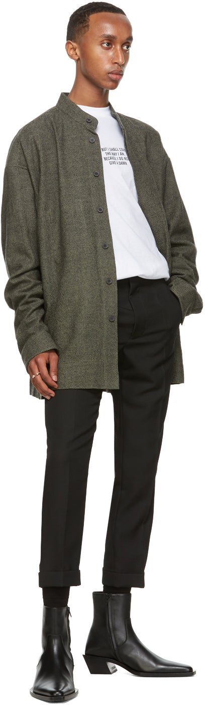 Haider Ackermann White 'The Way I Am' Long Sleeve T-Shirt