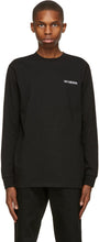 Han Kjobenhavn Black Casual Long Sleeve T-Shirt - Han Kjobenhavn T-shirt à manches longues occasionnel noir - 한 Kjobenhavn 블랙 캐주얼 긴 소매 티셔츠