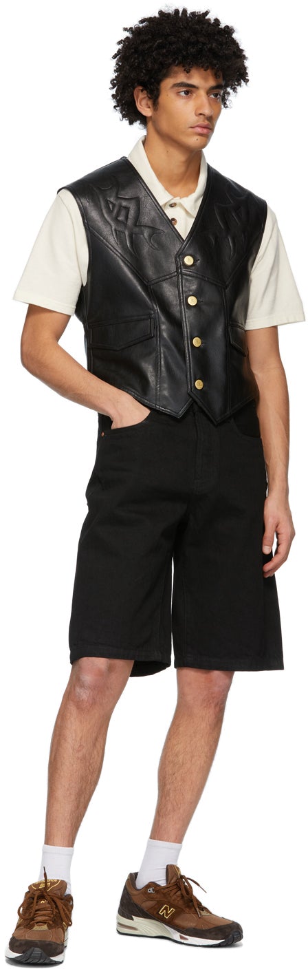 Han Kjobenhavn Black Denim Work Shorts