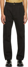 Han Kjobenhavn Black Tapered Trousers - Han Kjobenhavn Pantalon conique noir noir - 한 Kjobenhavn 검은 테이퍼 바지