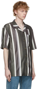 Han Kjobenhavn Grey Stripe Summer Shirt