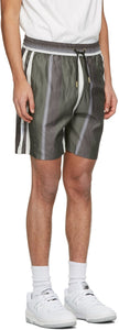 Han Kjobenhavn Grey Striped Track Shorts