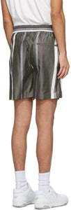 Han Kjobenhavn Grey Striped Track Shorts