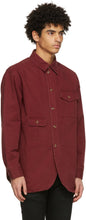 Han Kjobenhavn Red Twill Army Shirt