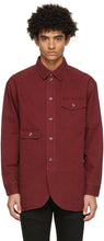 Han Kjobenhavn Red Twill Army Shirt - Han Kjobenhavn chemise de l'armée de sergé rouge - 한 Kjobenhavn 레드 능 직물 육군 셔츠