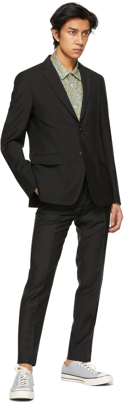Harmony Black Wool Victor Blazer