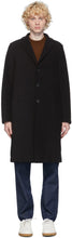 Harris Wharf London Black Fleece Coat - Harris Wharf London Black Teece manteau - Harris Wharf London Black Fleece Coat.