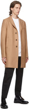 Harris Wharf London Tan Pressed Boxy Coat