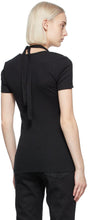 Helmut Lang Black Halter T-Shirt