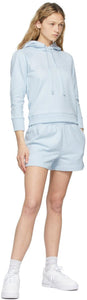 Helmut Lang Blue High Lounge Shorts