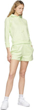 Helmut Lang Green High Lounge Shorts