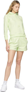 Helmut Lang Green High Lounge Shorts