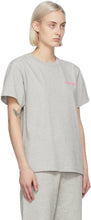 Helmut Lang Grey Logo T-Shirt