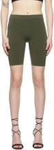 Helmut Lang Khaki Jersey Bike Shorts - Short de vélo de Jersey Helmut Lang Khaki - Helmut Lang Khaki Jersey 자전거 반바지