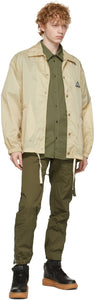 Helmut Lang Khaki Oversized Short Sleeve Shirt