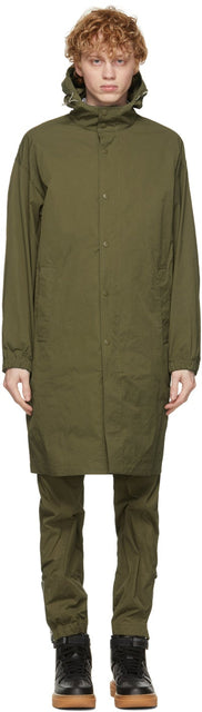 Helmut Lang Khaki Windbreaker Coat - Helmut Lang Khaki Windbreaker manteau - Helmut Lang Khaki 윈드 브레이커 코트