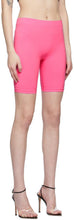 Helmut Lang Pink Jersey Bike Shorts
