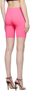 Helmut Lang Pink Jersey Bike Shorts