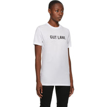 Helmut Lang SSENSE Exclusive White 'Gut Lane' T-Shirt