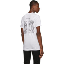 Helmut Lang SSENSE Exclusive White 'Gut Lane' T-Shirt