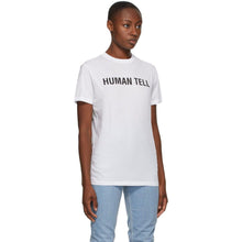 Helmut Lang SSENSE Exclusive White 'Human Tell' T-Shirt