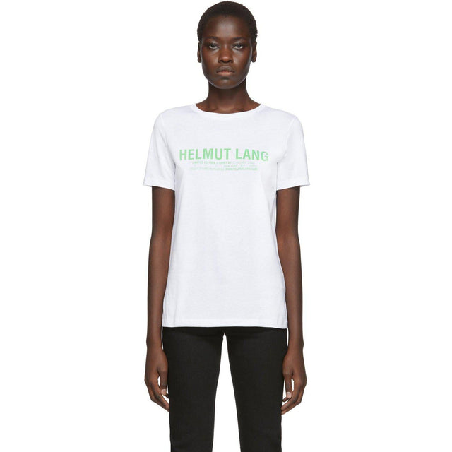 Helmut Lang SSENSE Exclusive White Logo T-Shirt