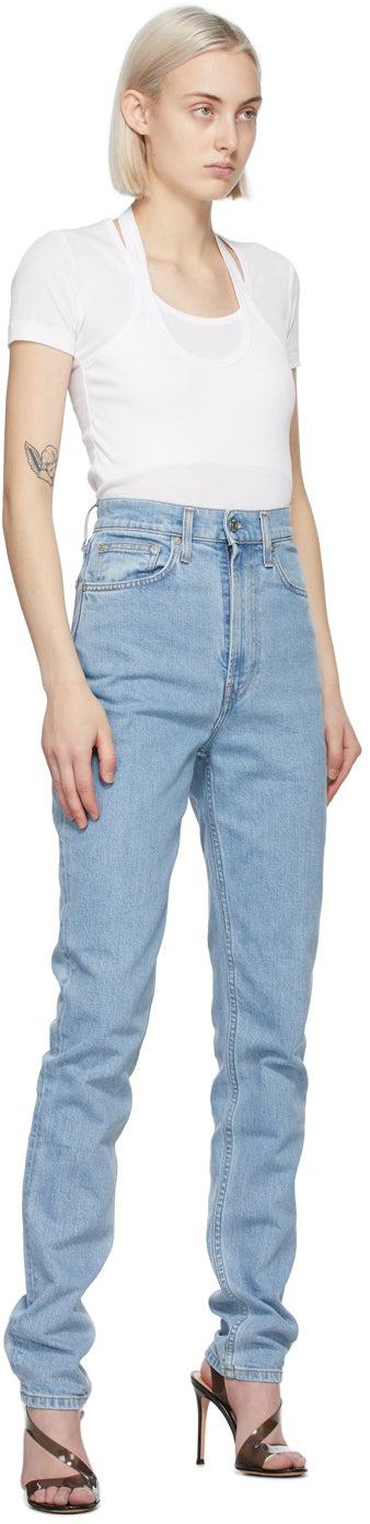 Helmut Lang White Halter T-Shirt