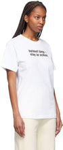 Helmut Lang White 'School' T-Shirt