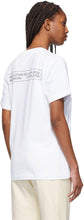 Helmut Lang White 'School' T-Shirt