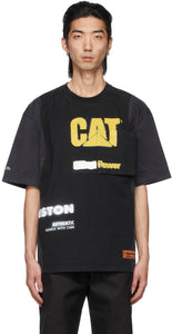 Heron Preston Black Caterpillar Edition Pocket T-Shirt - T-shirt de poche en édition de Heron Preston Noir Caterpillar - 헤론 프레스턴 블랙 애벌레 판 포켓 티셔츠