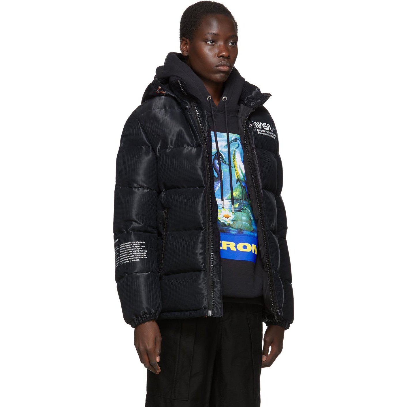 Heron preston nasa jacket on sale black