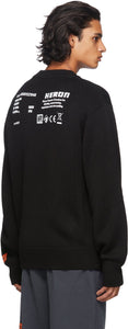 Heron Preston Black Heron Stamp Sweater