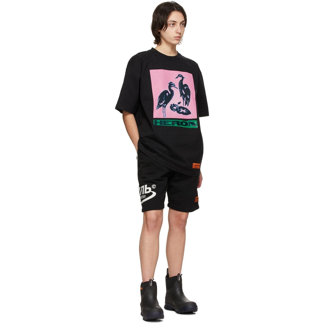 Heron Preston Black Nightshift Heron T-Shirt