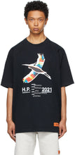 Heron Preston Black Rainbow Heron T-Shirt - T-shirt Heron Preston Rainbow Heron - 헤론 프레스턴 블랙 레인 보우 헤론 티셔츠