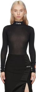 Heron Preston Black 'Style' Bodysuit - Heron Preston Black 'Style' Body - 헤론 프레스턴 블랙 '스타일'Bodysuit.