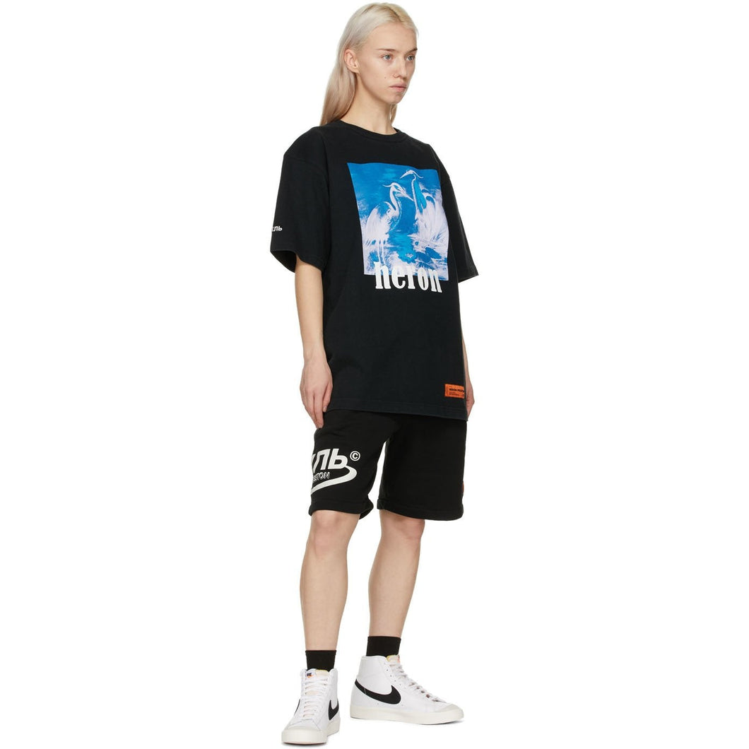 Heron Preston Black 'Style' Halo Shorts – BlackSkinny