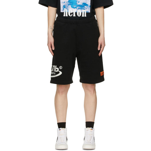 Heron Preston Black 'Style' Halo Shorts - Heron Preston Black 'Style' Halo Shorts - 헤론 프레스톤 블랙 '스타일'헤일로 반바지