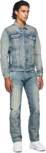 Heron Preston Indigo Levi's Edition Denim Trucker Jacket