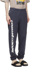 Heron Preston Navy Warped Logo Lounge Pants