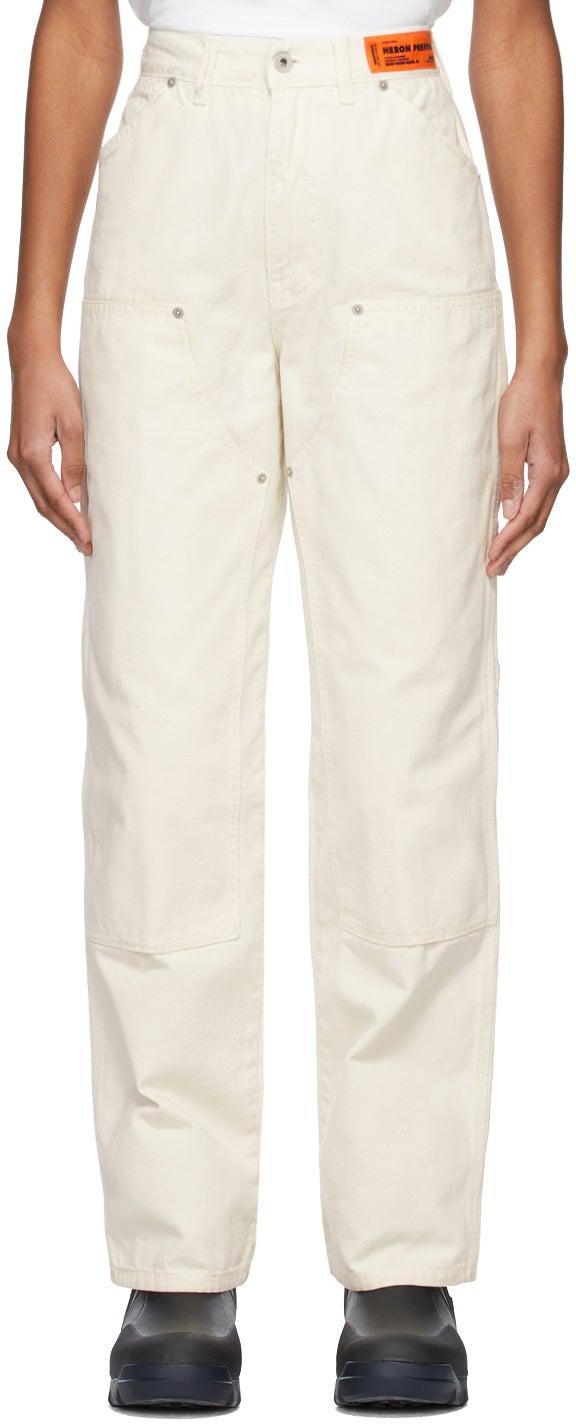 Heron Preston Off-White Denim Carpenter Trousers – BlackSkinny