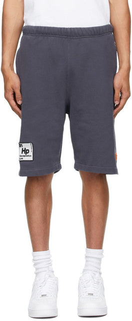 Heron Preston Purple Periodic Logo Shorts - Heron Preston Purple Logo périodique pourpre - 헤론 프레스턴 보라색 주기적 으로고 반바지