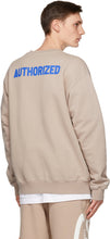 Heron Preston Taupe Heron A.F. Sweatshirt
